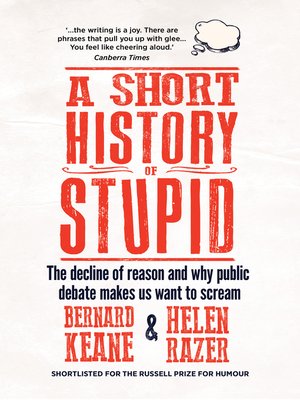cover image of A Short History of Stupid